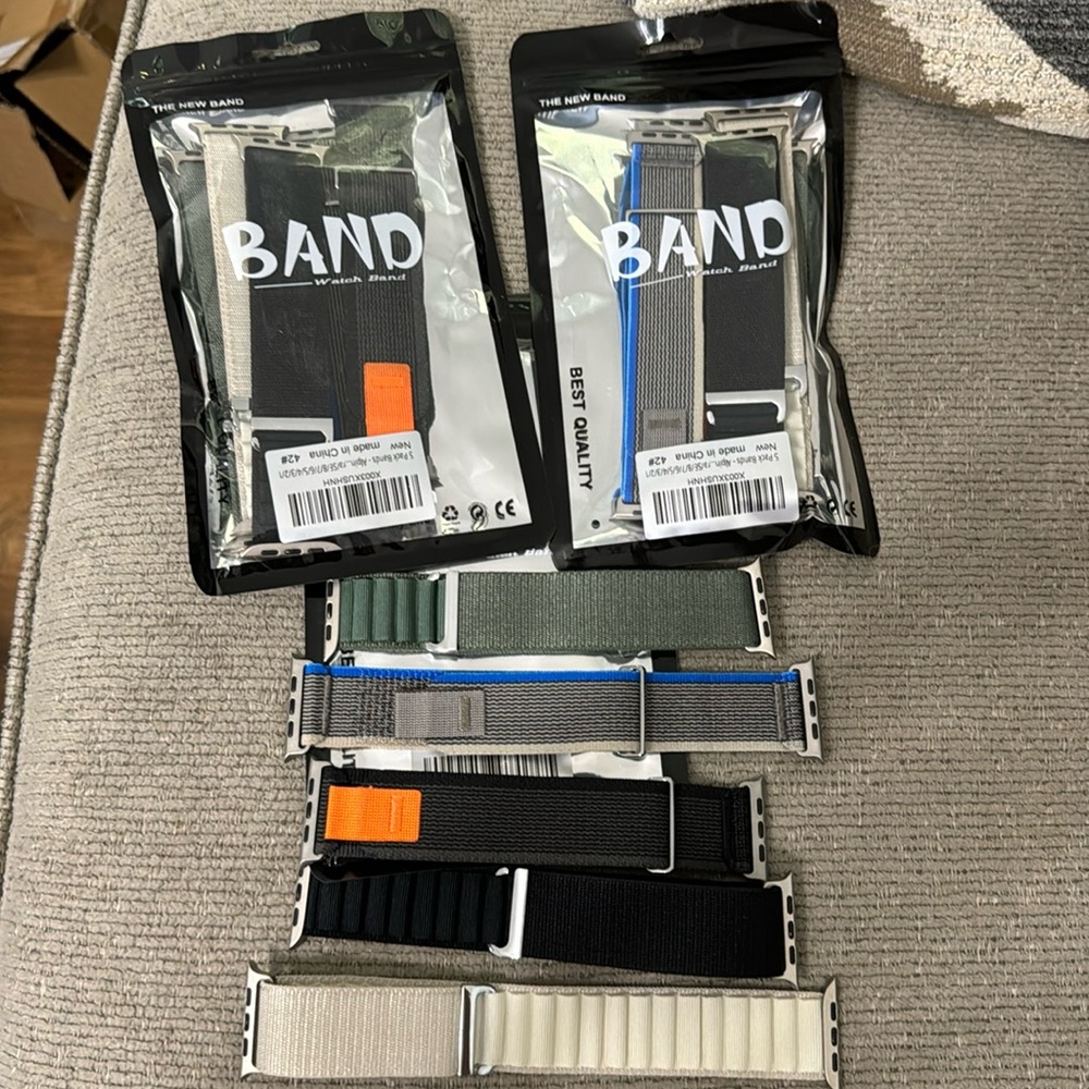 Apple Watch bands 5pk